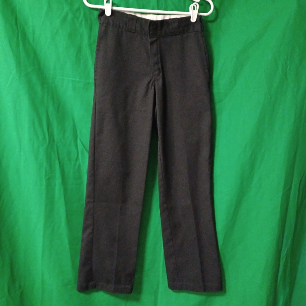 Dickies 874 Original Fit Work Pants Black Straight Leg Mens 26x28 Trousers